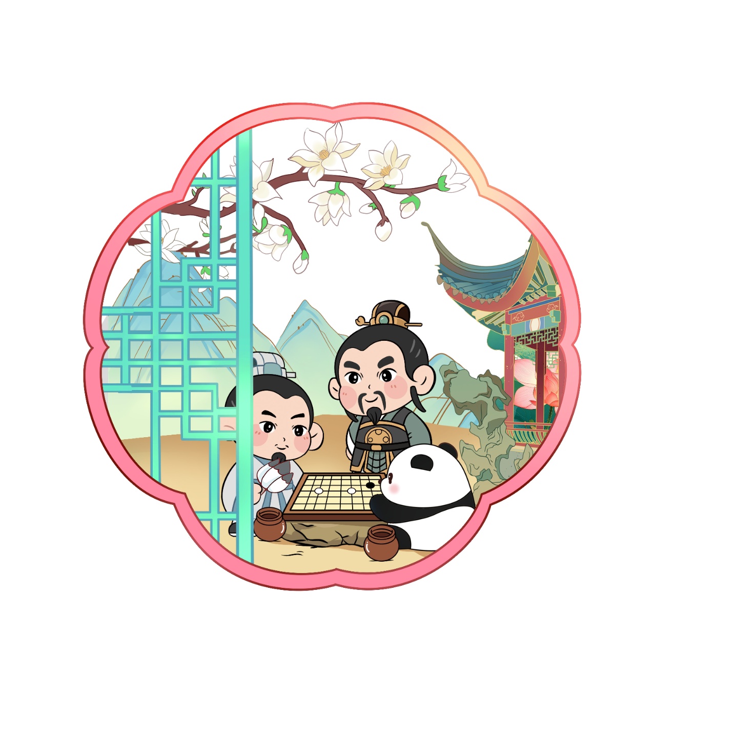 窗叶熊猫 三国